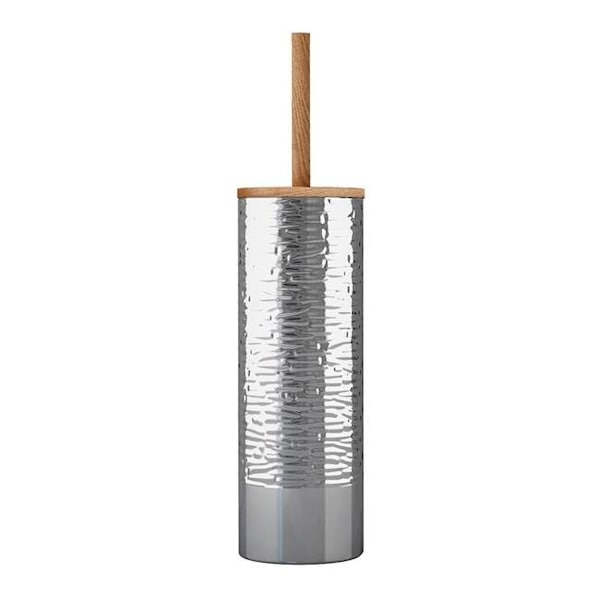 Nu Steel Nusteel TBH-MET-17 Round Shape Stainless Steel Toilet Brush Holder TBH-MET-17 - main